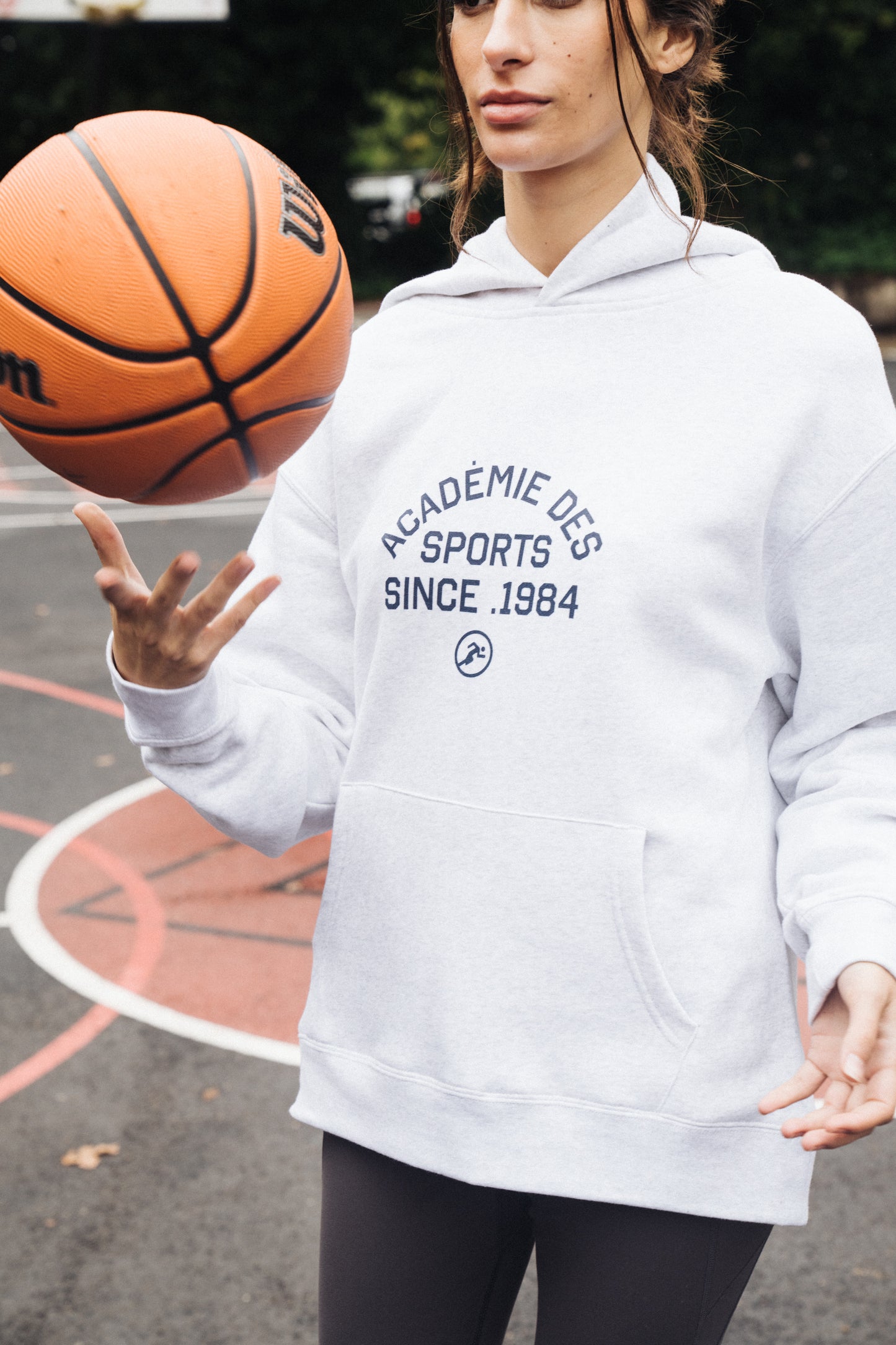 Vice 84 'Académie Des Sports 1984' Hoodie - Ash Grey