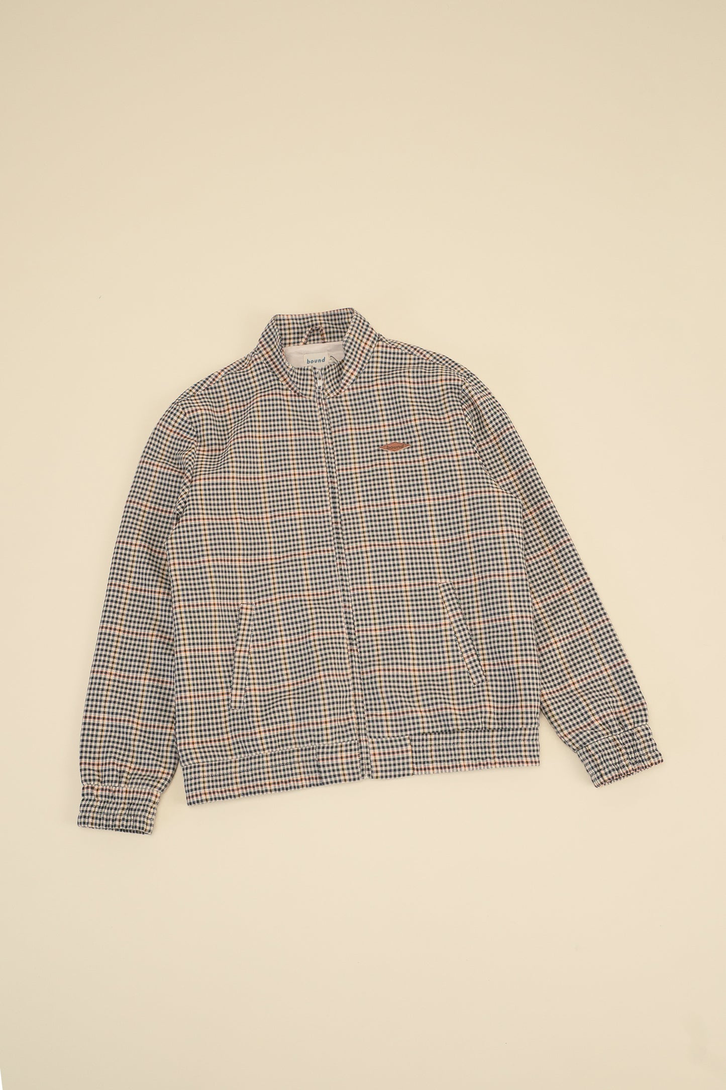 bound Shaun Houndstooth Harrington Jacket