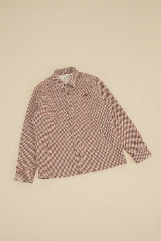 bound Maxim Dogtooth Wool Coach Jacket