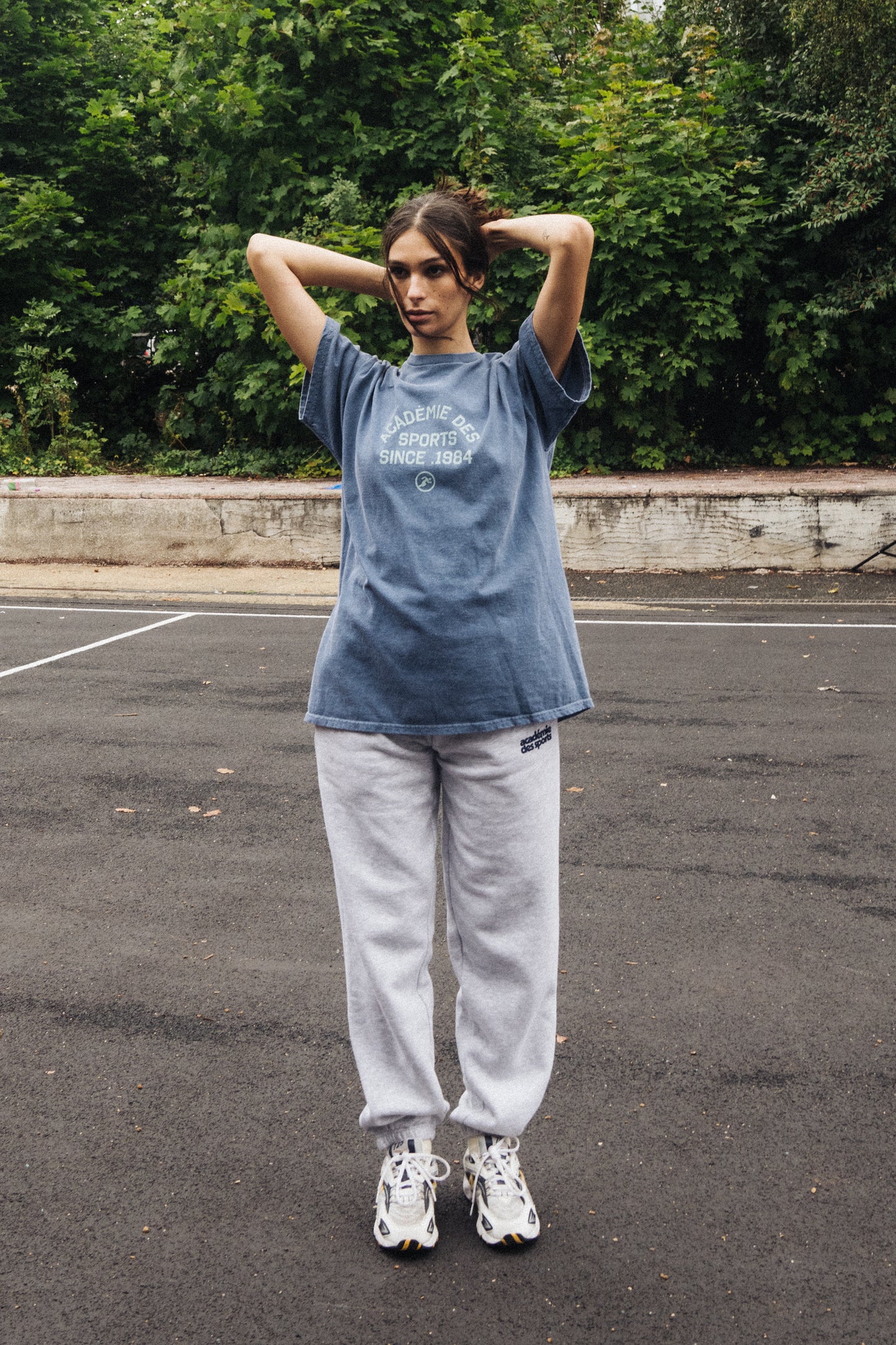 Vice 84 'Académie Des Sports' Vintage Washed Tee - Denim