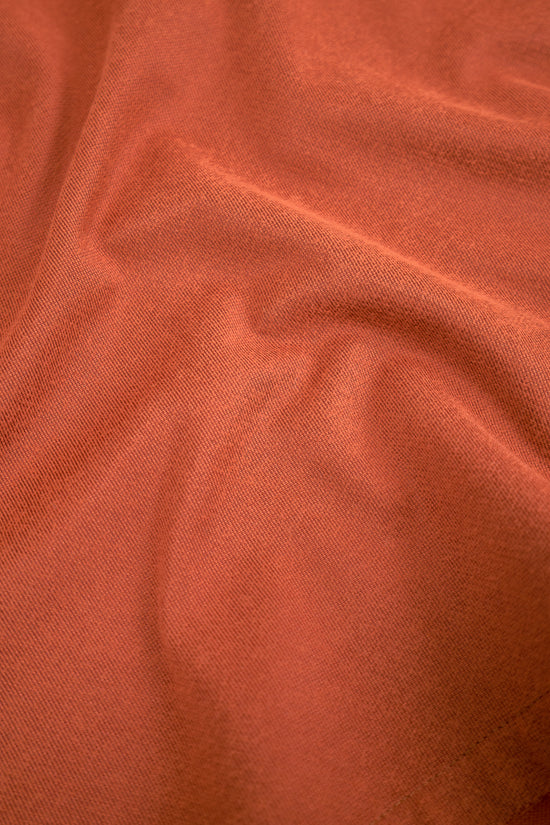 bound Burnt Orange Work Pullover