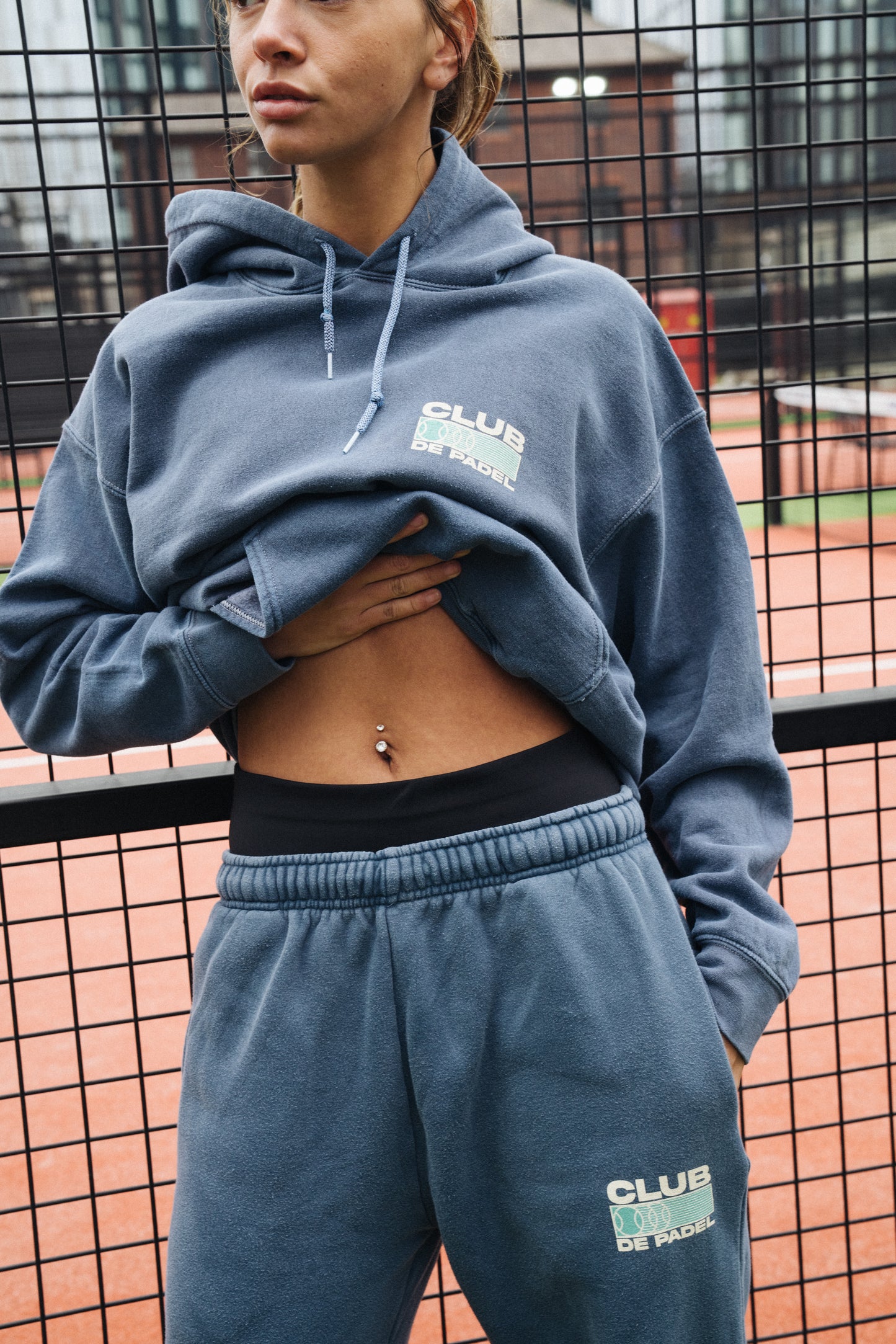 Club de Padel 'Heritage' Vintage Washed Joggers - Navy