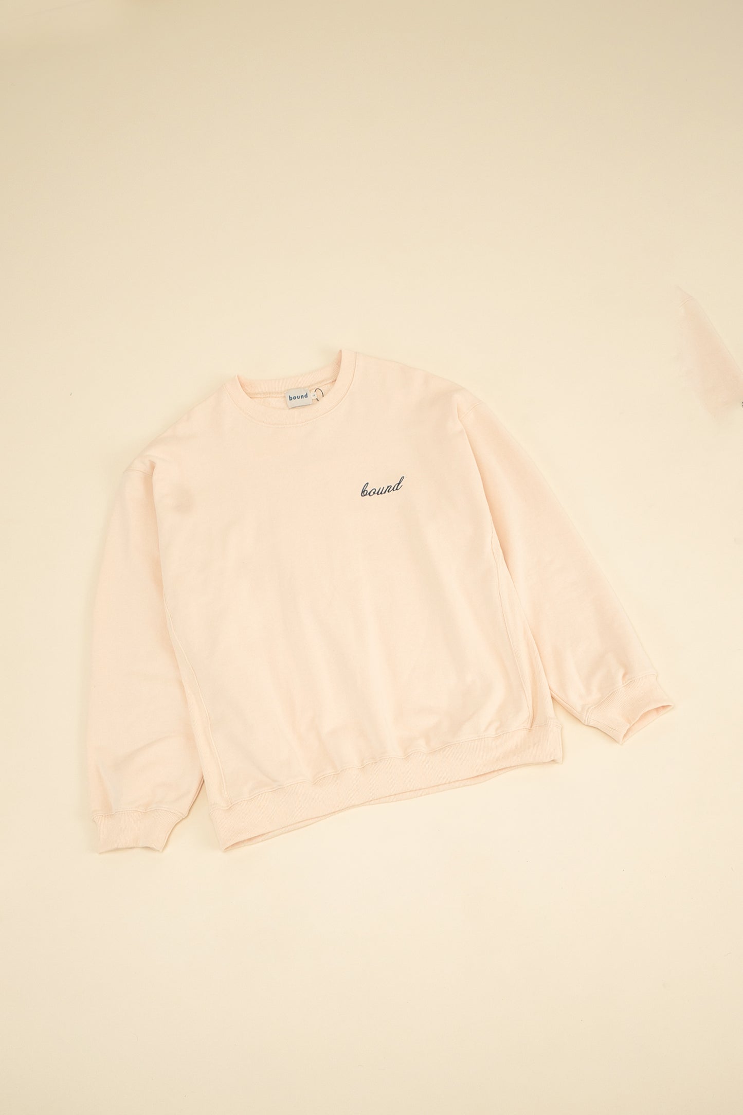 bound Cream Premium Script Sweater