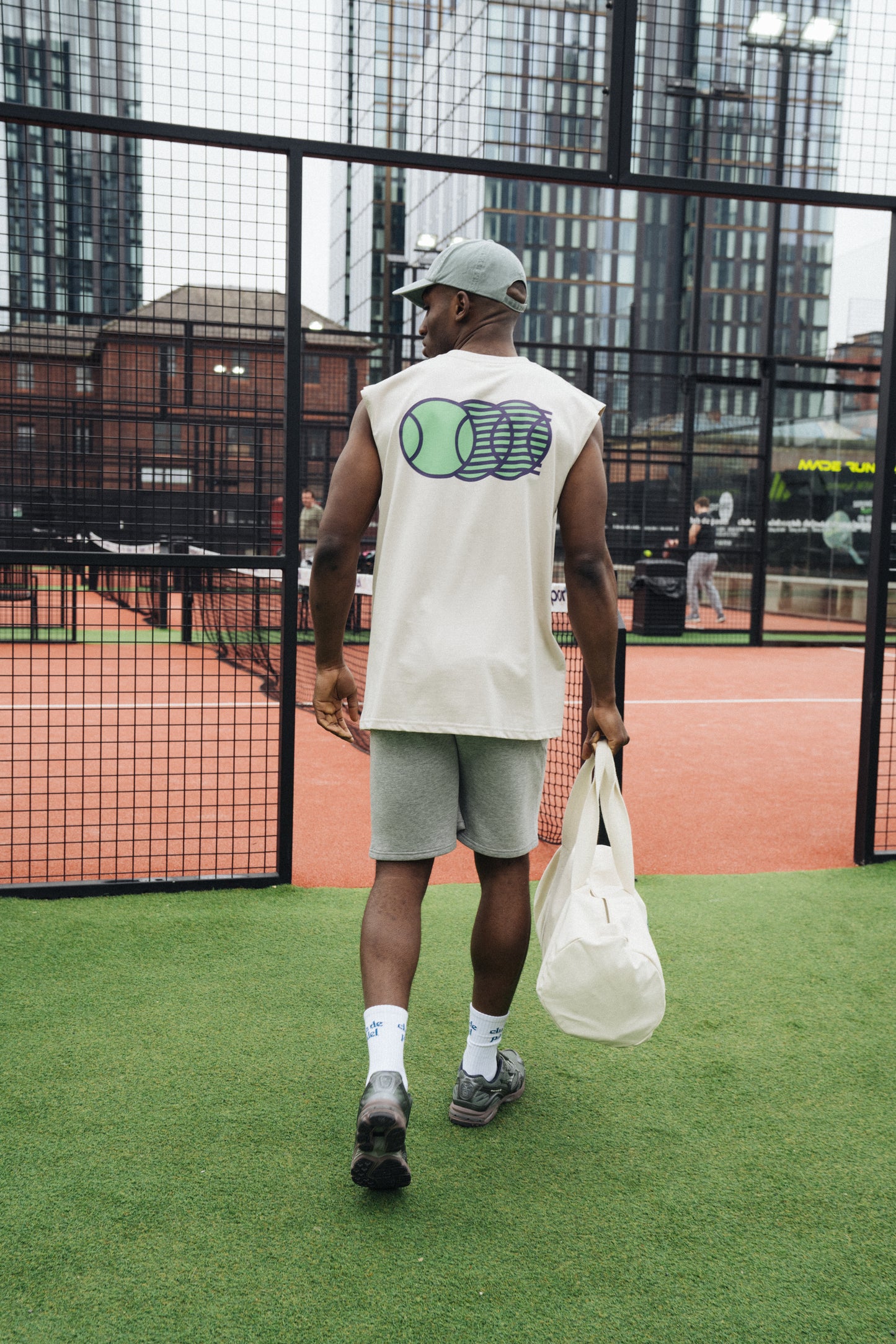 Club de Padel 'Heritage' Active Tank - Ecru