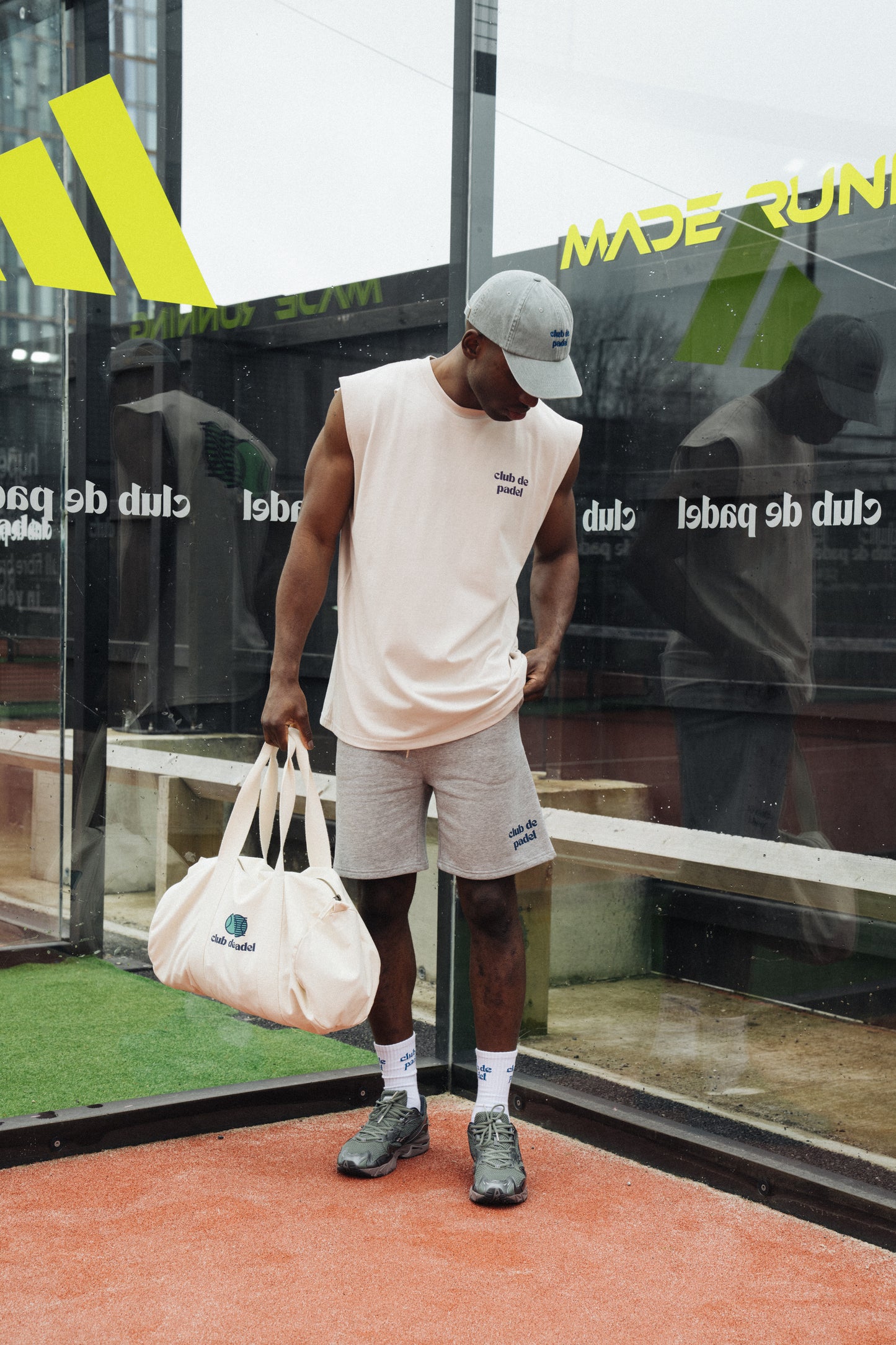 Club de Padel 'Heritage' Active Tank - Ecru