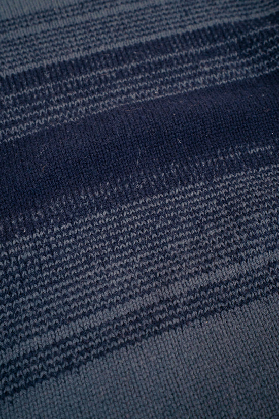 bound Deep Blue Gradient Lambswool Sweater