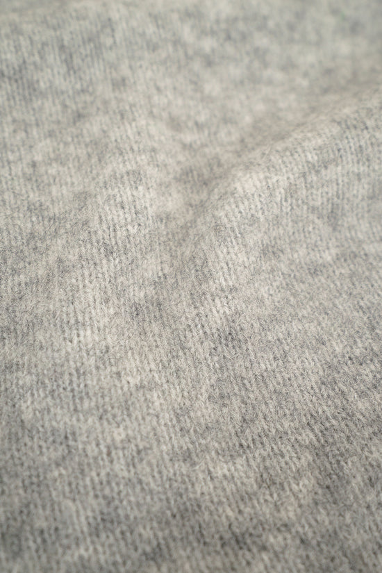 bound 'Hudson' Mohair Cardigan Vest - Grey