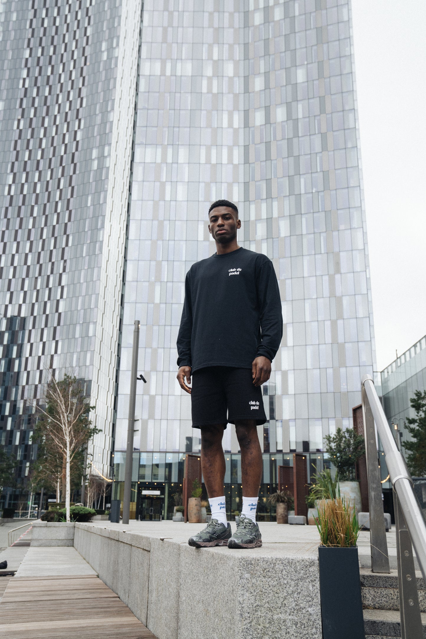 Club de Padel 'Original Padel Material' Longsleeve Tee - Black
