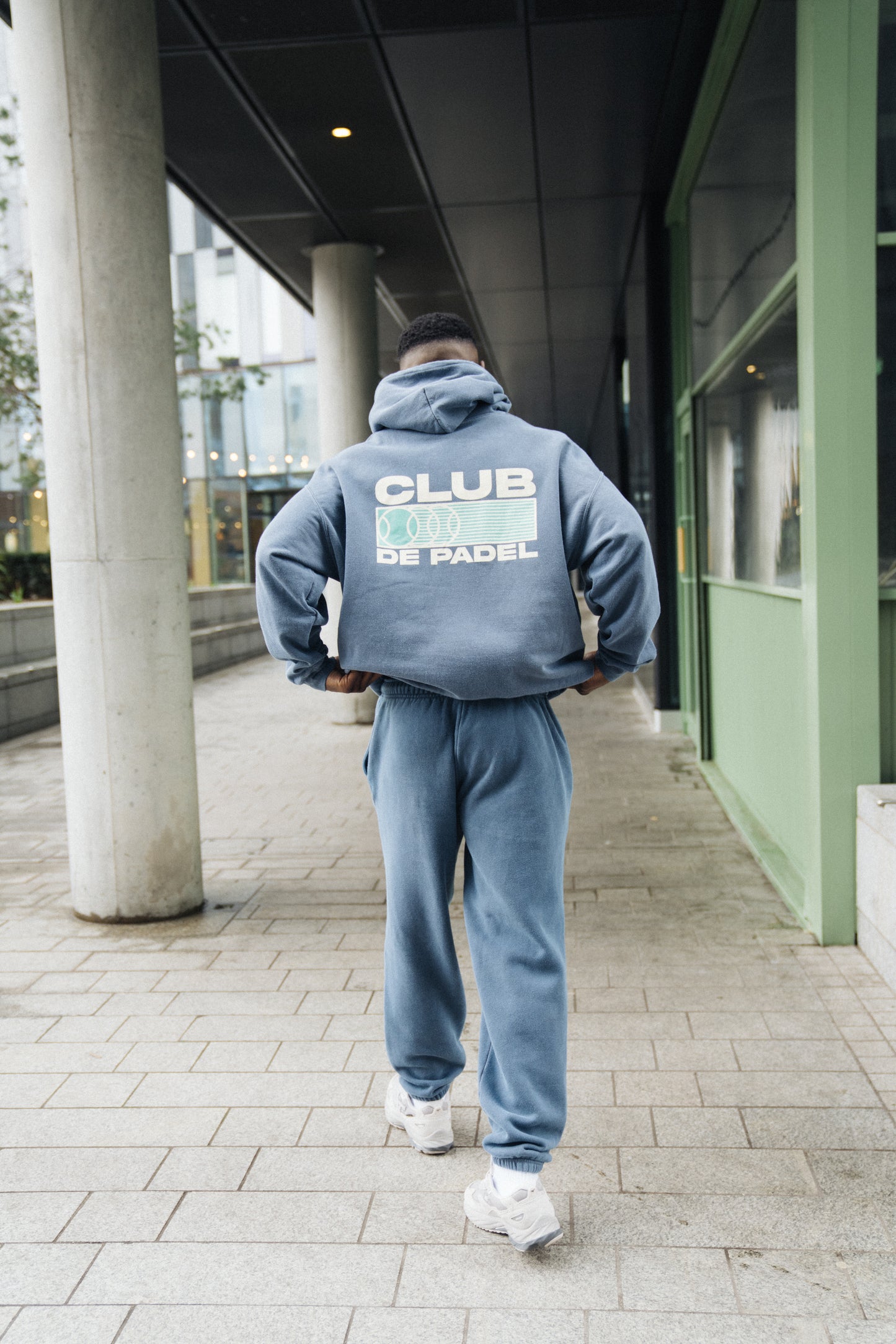 Club de Padel 'Heritage' Vintage Washed Hoodie - Navy