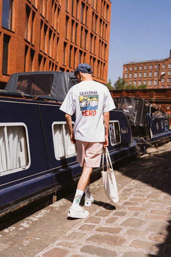 Seasonal Hero 'Flagship' Tee - White