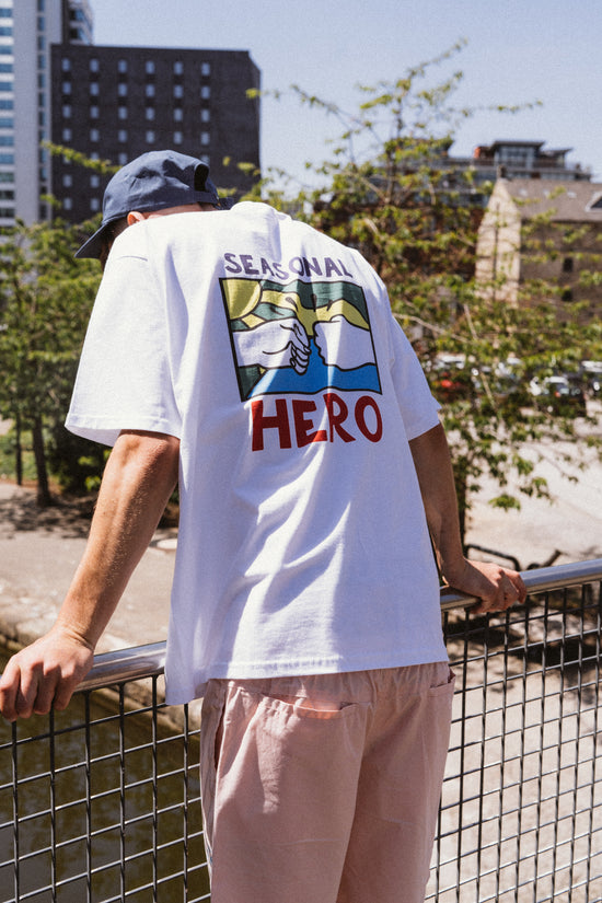 Seasonal Hero 'Flagship' Tee - White