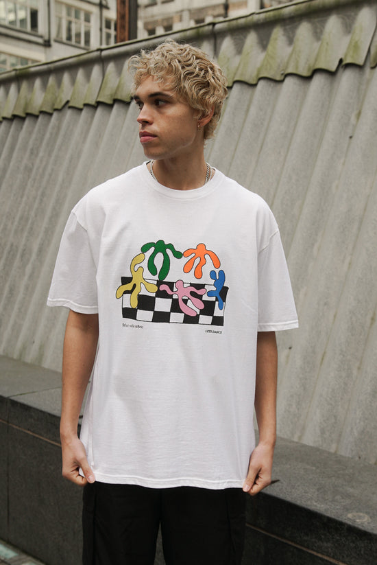 Other Side Store 'Lets Dance' Tee - White