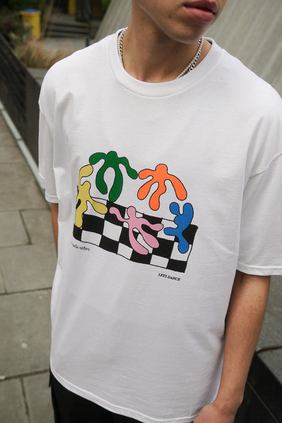 Other Side Store 'Lets Dance' Tee - White