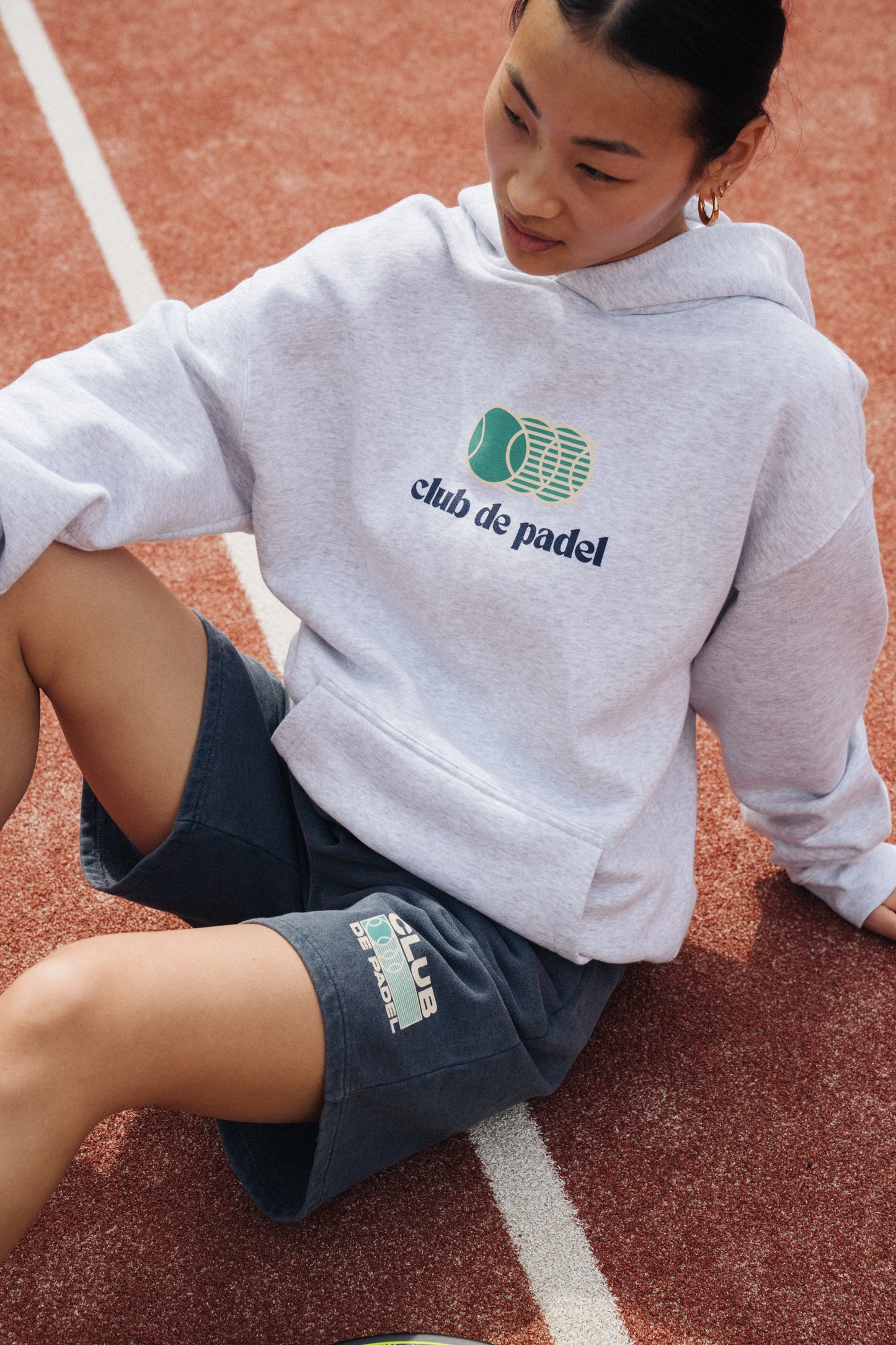 Club de Padel 'Vibora' Hoodie - Ash Grey
