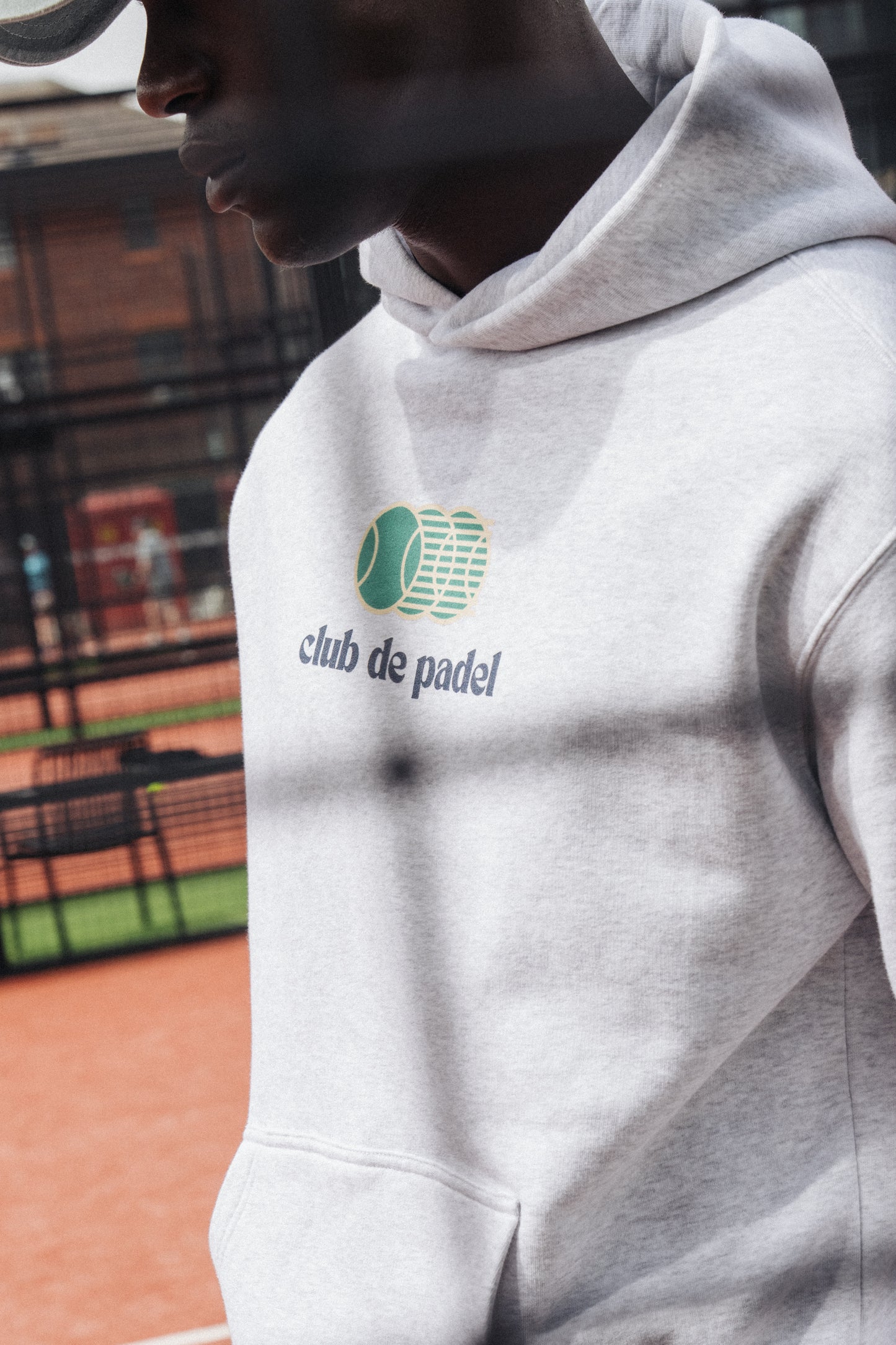 Club de Padel 'Vibora' Hoodie - Ash Grey