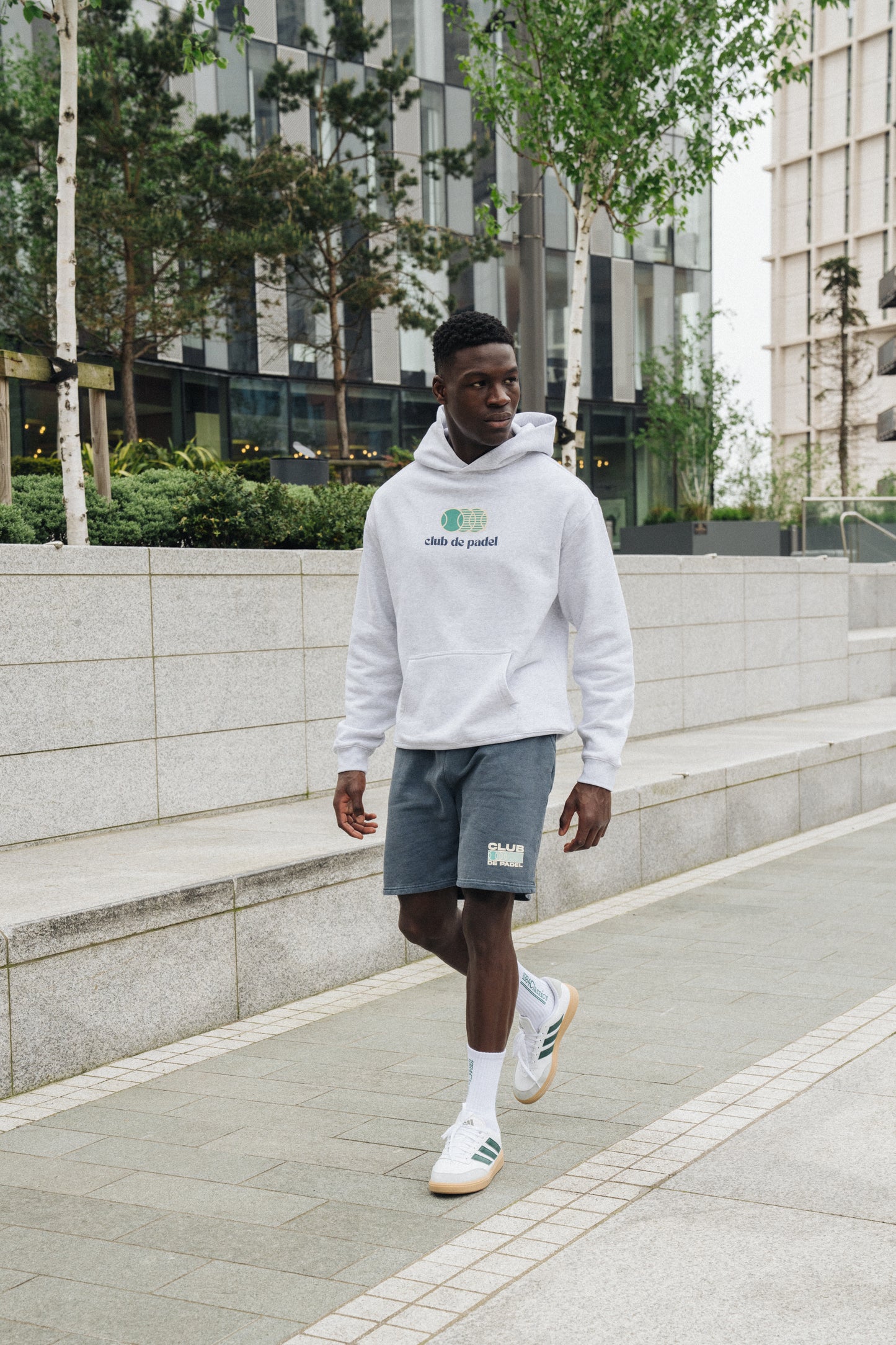 Club de Padel 'Vibora' Hoodie - Ash Grey