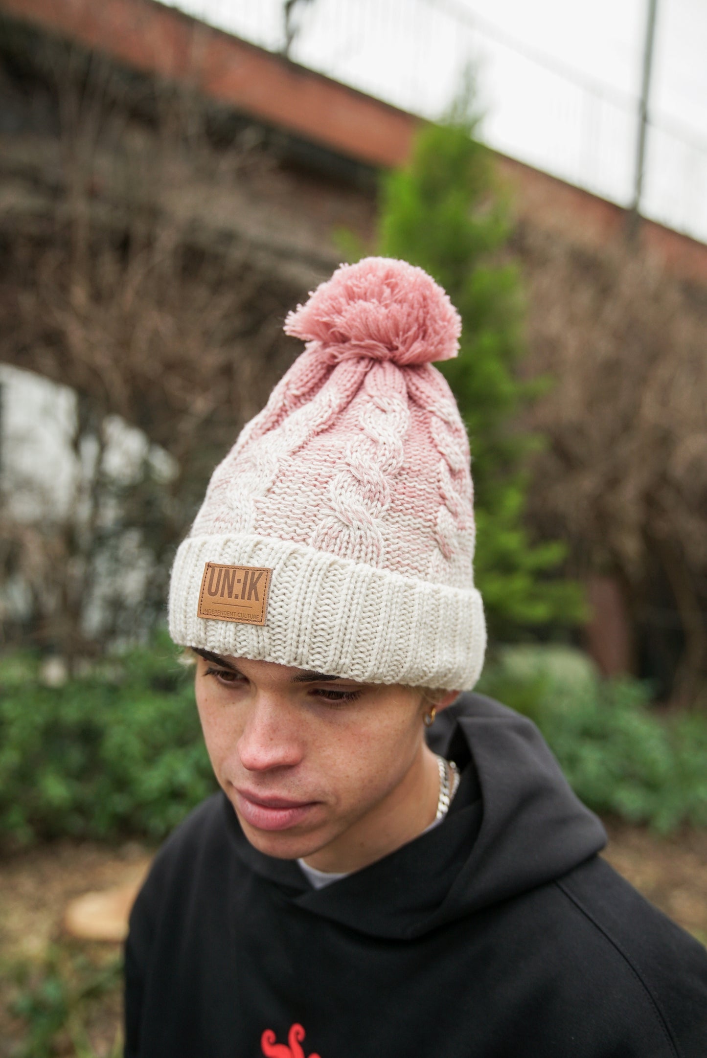 Essentials Winter Cable Bobble Hat Beanies