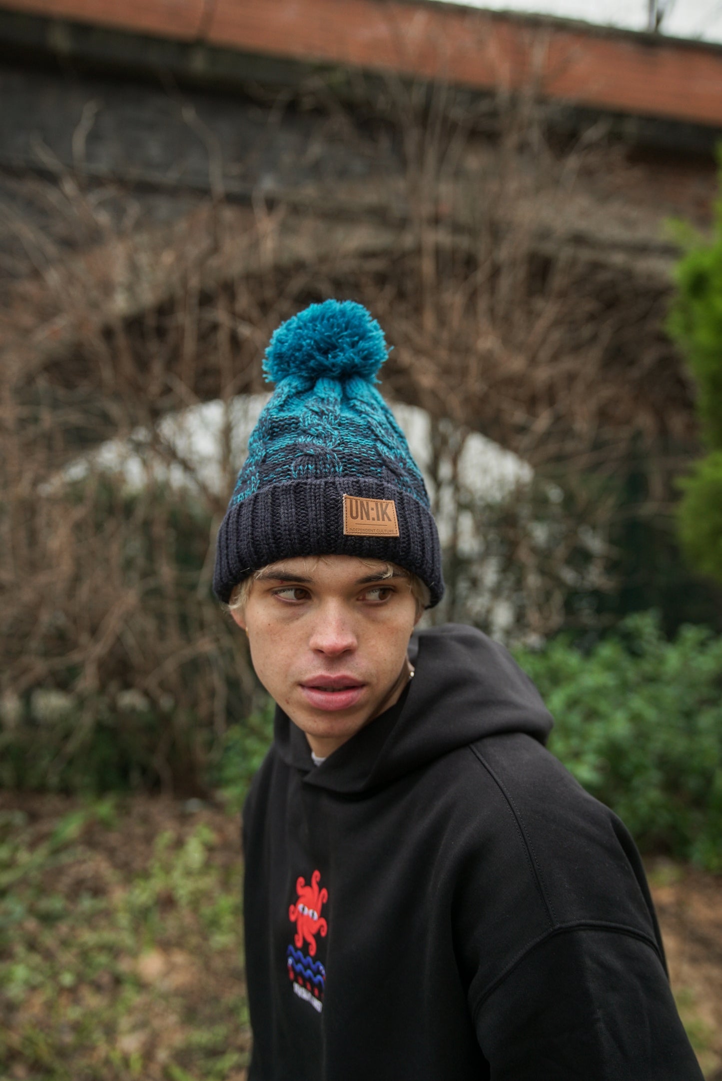 Essentials Winter Cable Bobble Hat Beanies