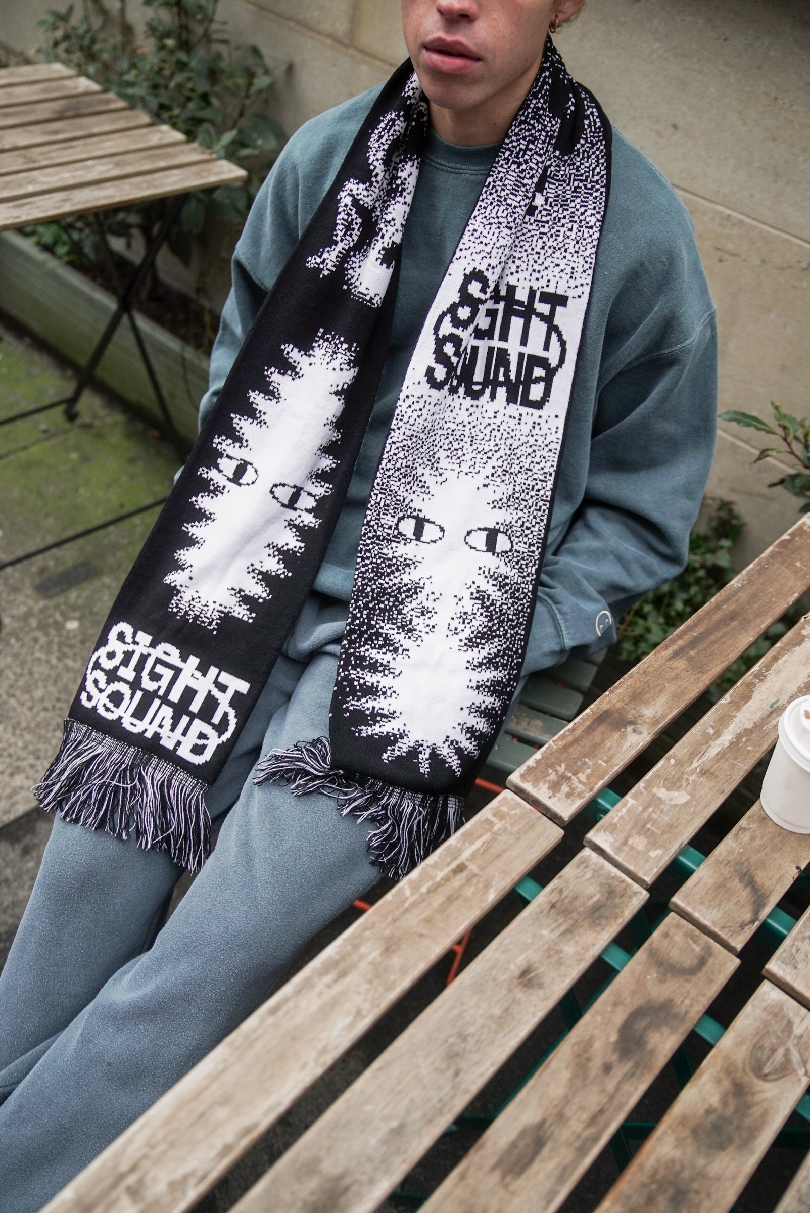 KBAR X UN:IK 'Sight & Sound' Scarf - Black / Blue – UN:IK Clothing