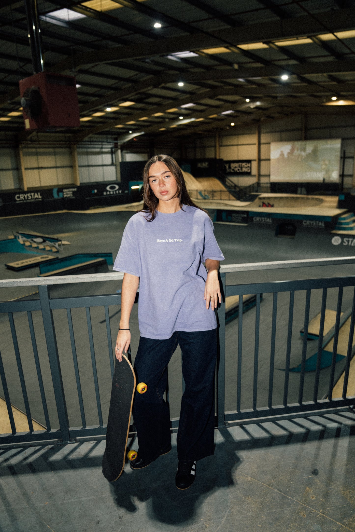 HAVE A GD TRIP 'Kendrick' Vintage Washed Tee - Orchid