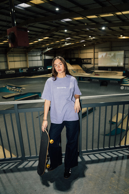 HAVE A GD TRIP 'Kendrick' Vintage Washed Tee - Orchid