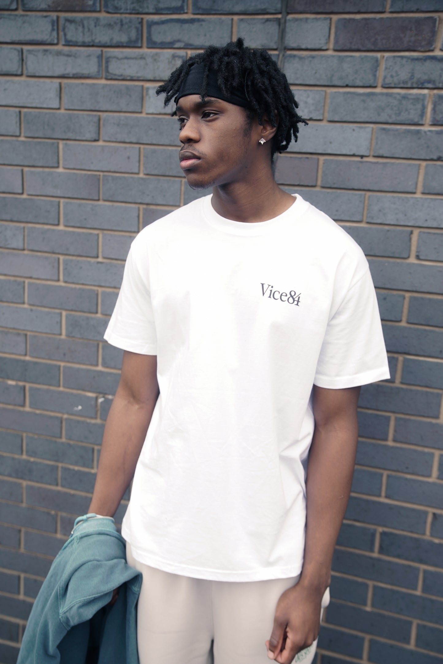 Vice 84 'Outside' Tee - White