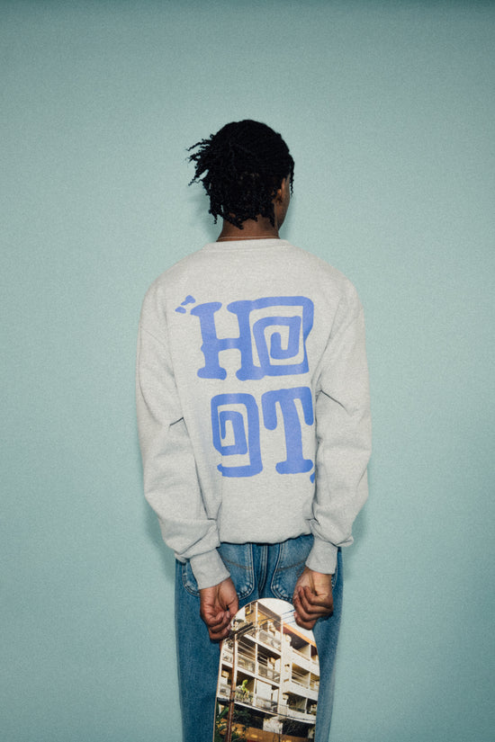 Load image into Gallery viewer, HAVE A GD TRIP &amp;#39;Logo&amp;#39; Heavyweight Sweater - Heather Grey
