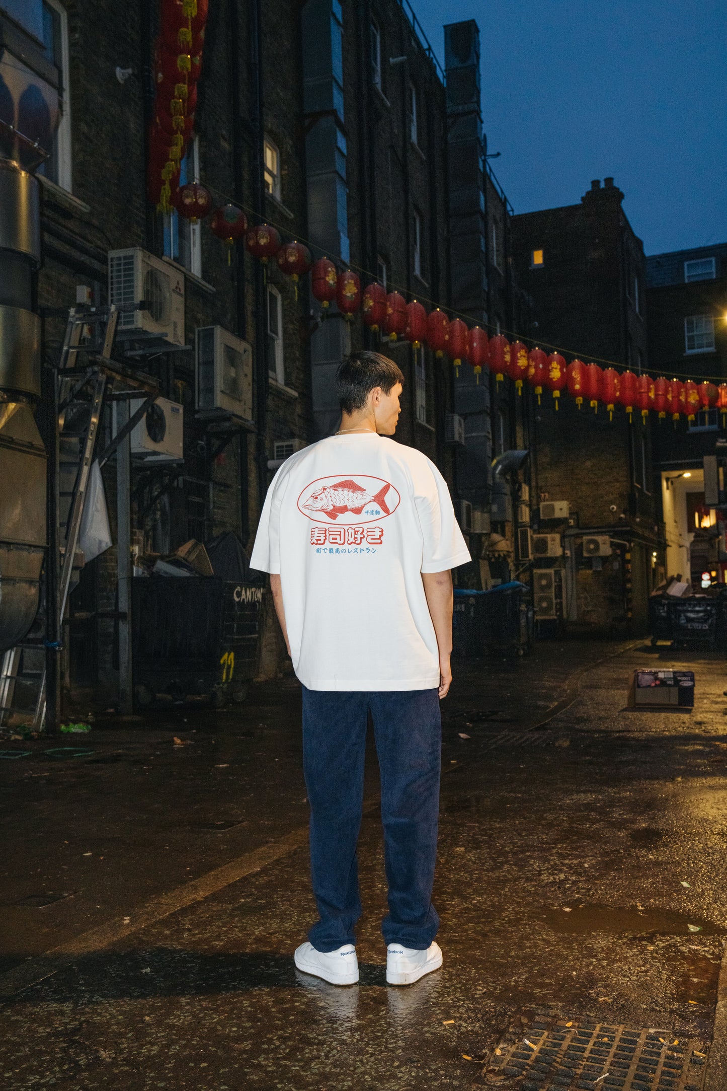A Thousand Futures 'Sushi Lover' Tee - Vintage White