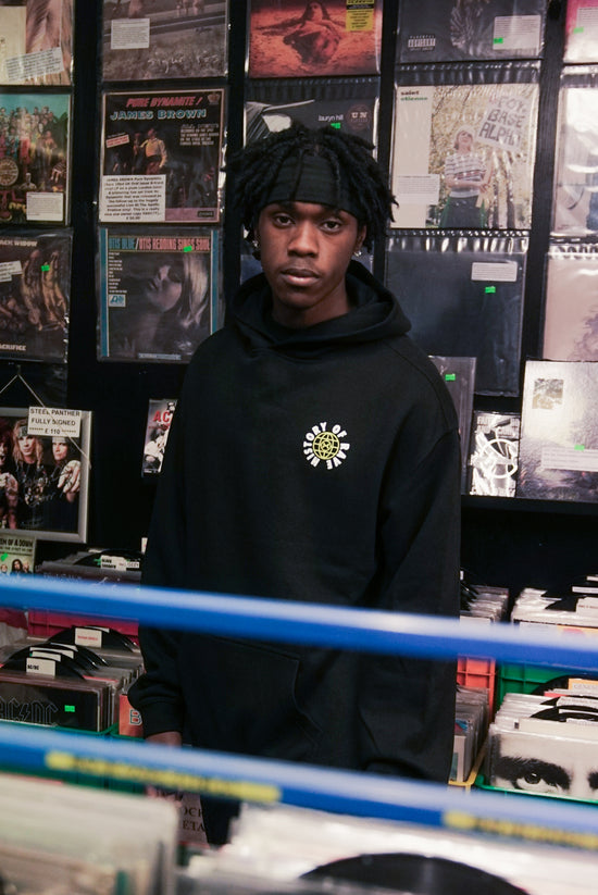 Load image into Gallery viewer, History Of Rave &amp;#39;Juicy Mixes&amp;#39; Hoodie - Black
