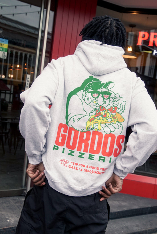 Gordos Pizzeria 'Good Trip' Hoodie - Ash Grey