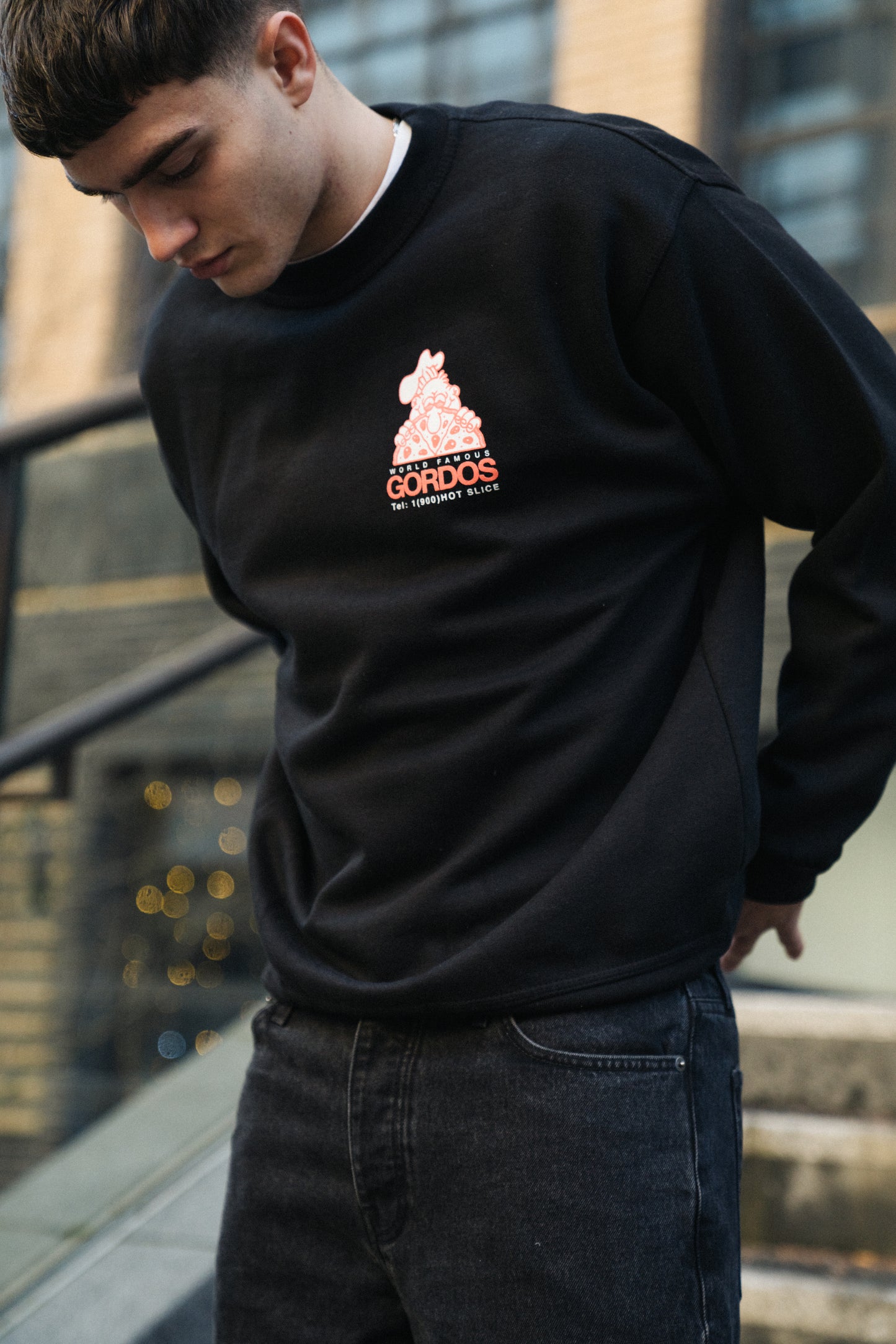 World Famous Gordos 'Gordos' Sweater - Black
