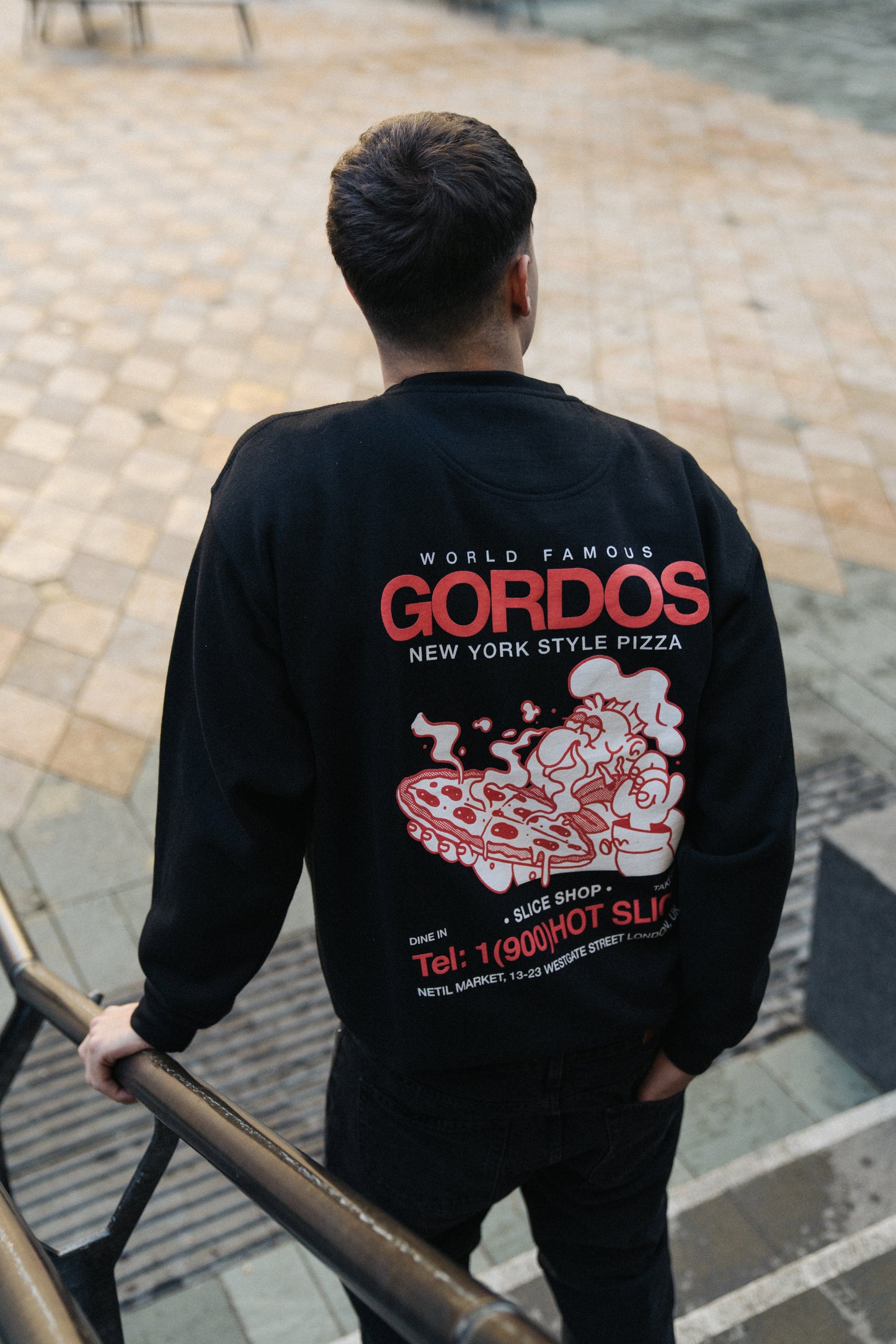 World Famous Gordos 'Gordos' Sweater - Black