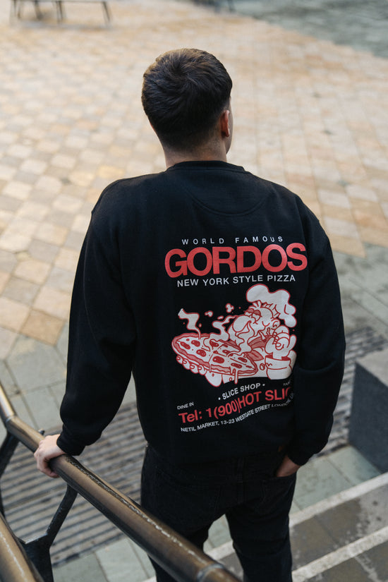 Gordos Pizzeria 'Gordos' Sweater - Black