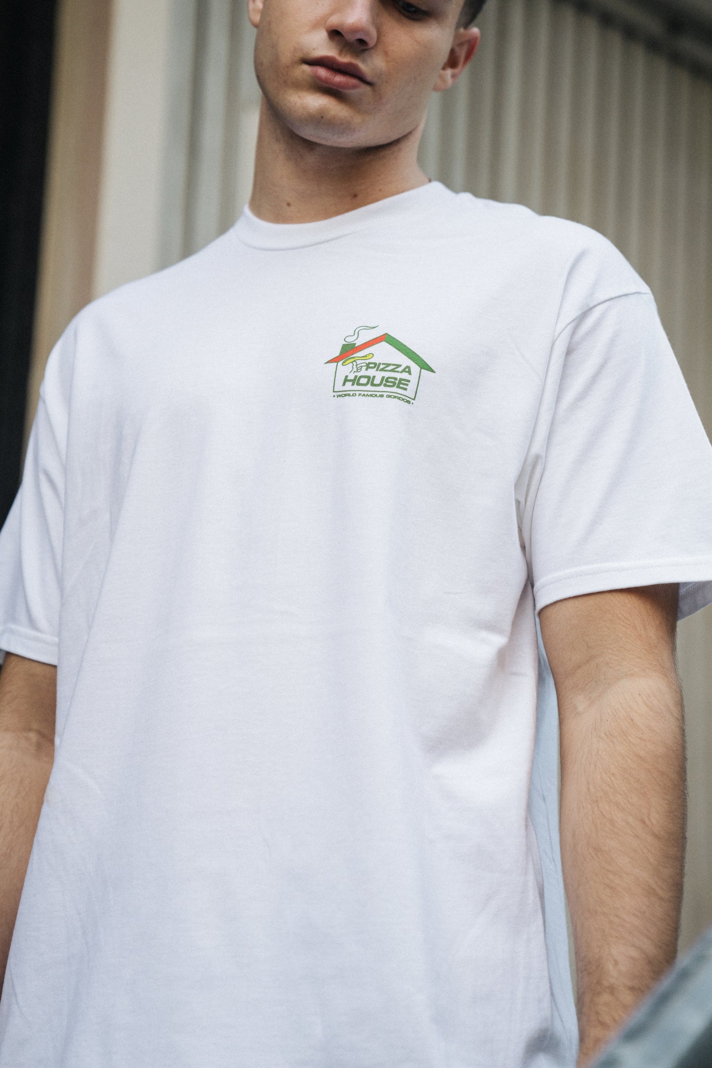 World Famous Gordos 'Nice By The Slice' Tee - White
