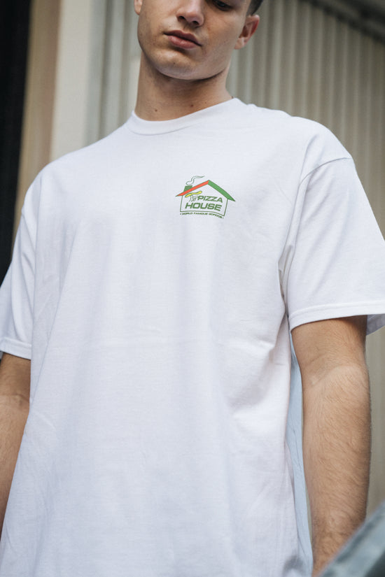 Gordos Pizzeria 'Nice By The Slice' Tee - White