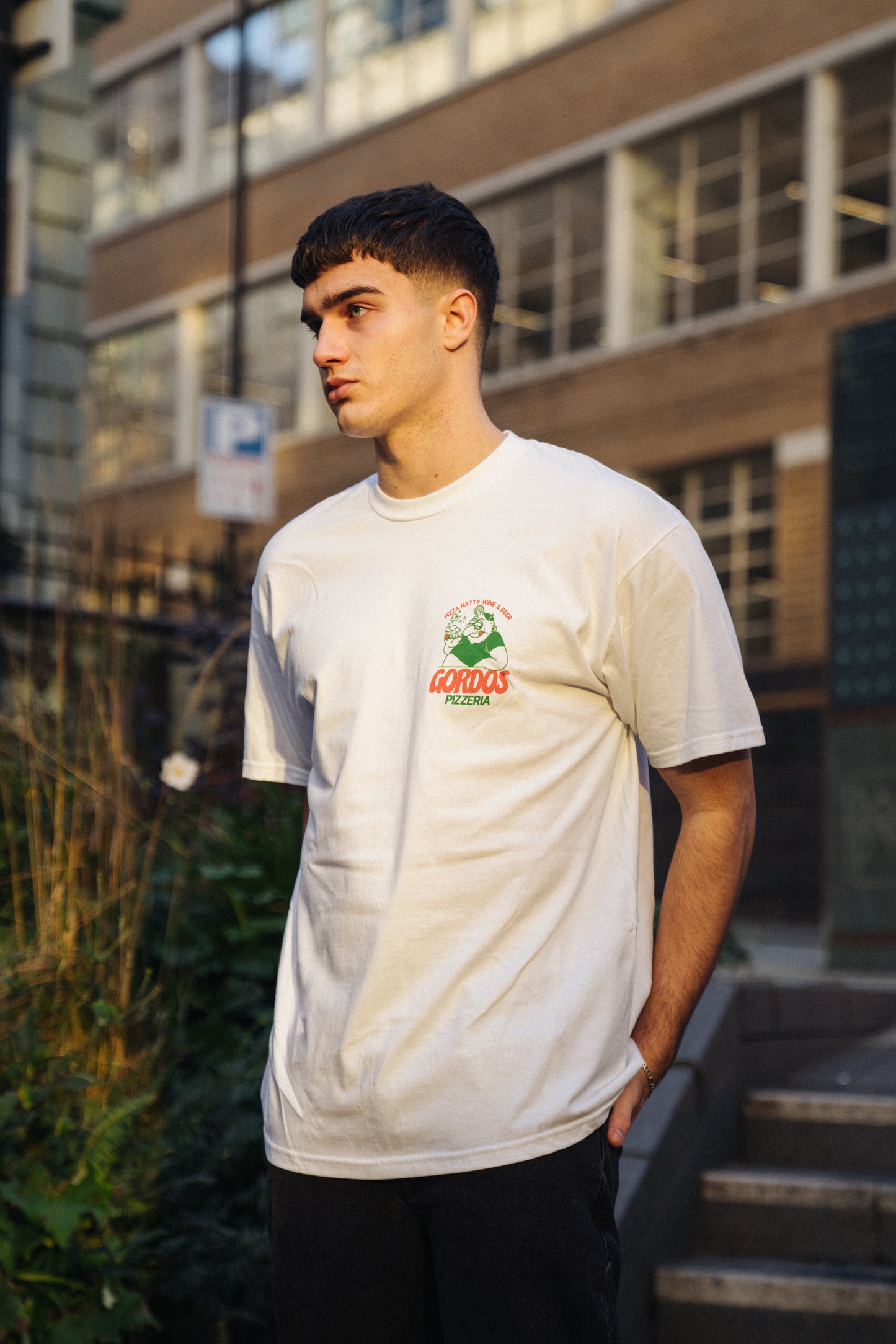 Gordos Pizzeria 'Legalize Marinara' Tee - White