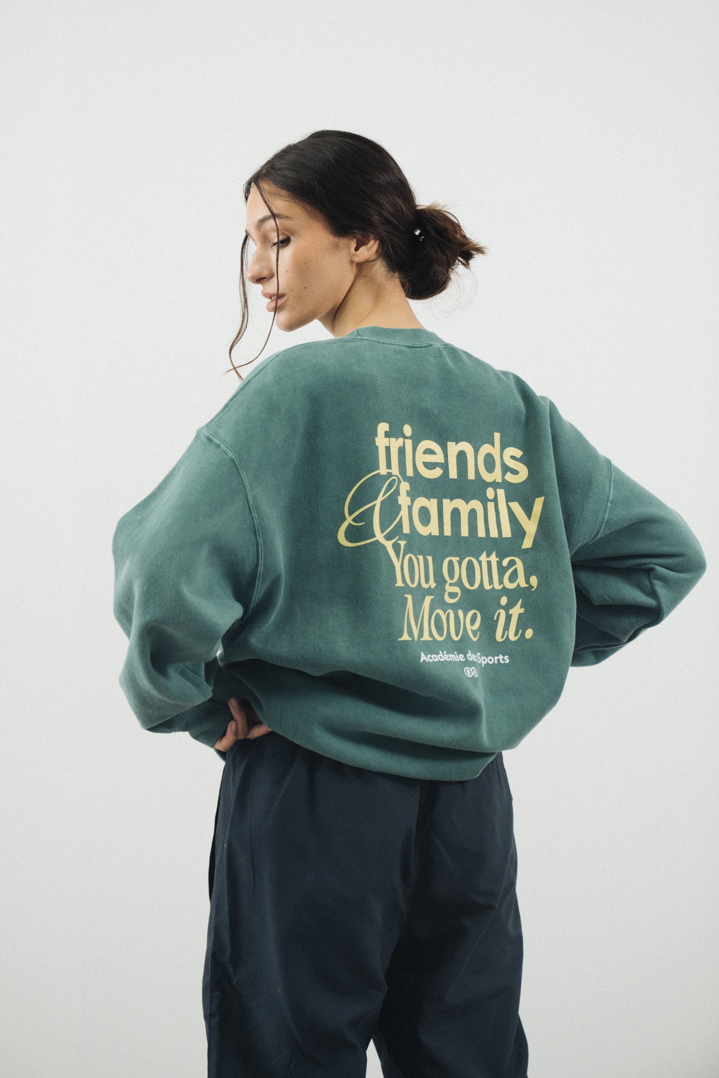 Vice 84 'Friends & Family' Vintage Washed Sweater - Green