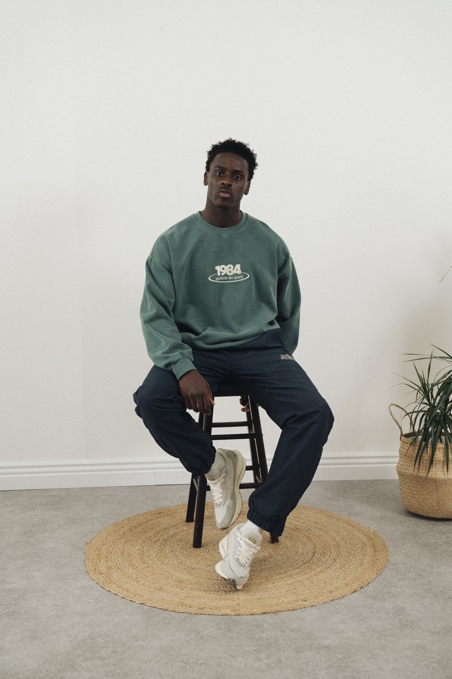 Vice 84 '1984 Disc' Embroidered Sweater - Vintage Washed Pine