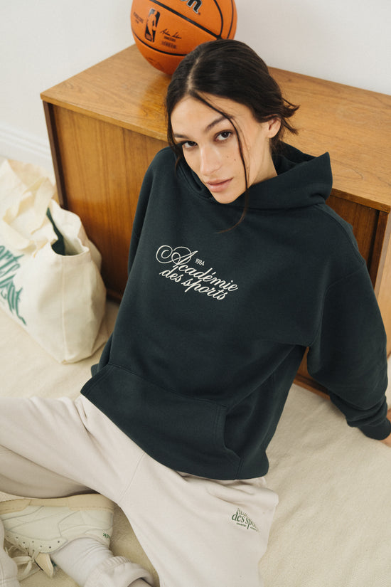 Vice 84 'Académie Des Sports Script' Hoodie - Pine