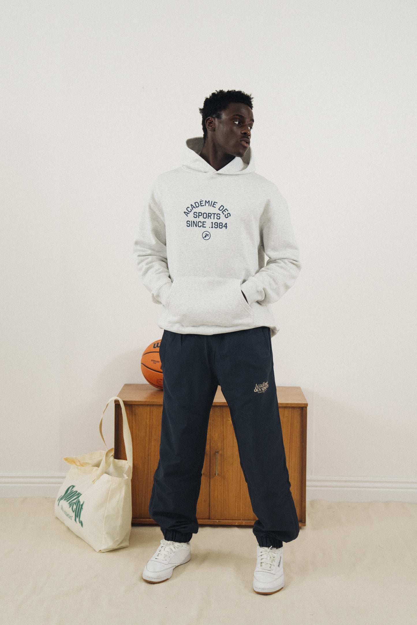 Vice 84 'Académie Des Sports 1984' Hoodie - Ash Grey