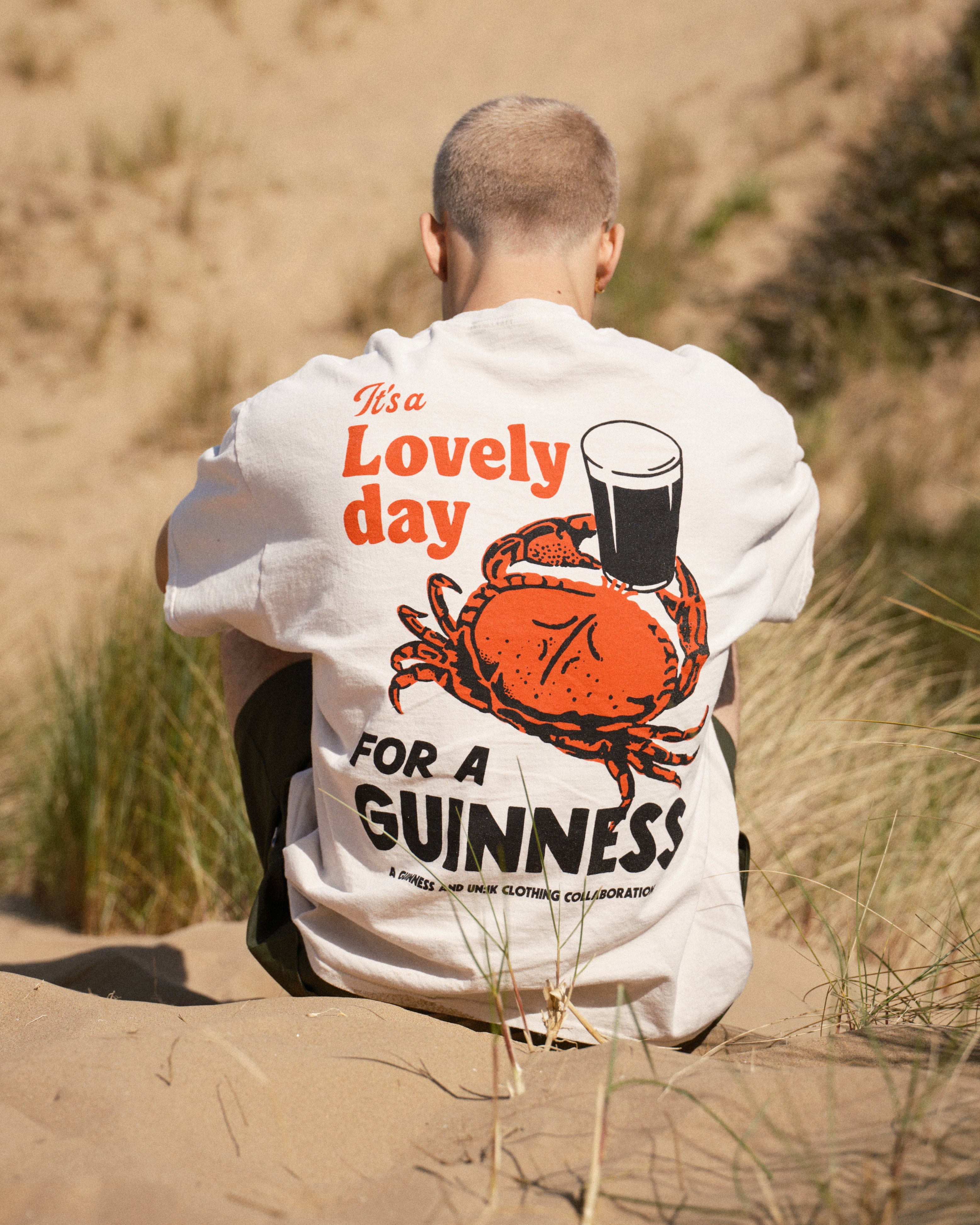 Guinness x UN:IK 'Crab' Vintage Washed Tee - Sand – UN:IK Clothing