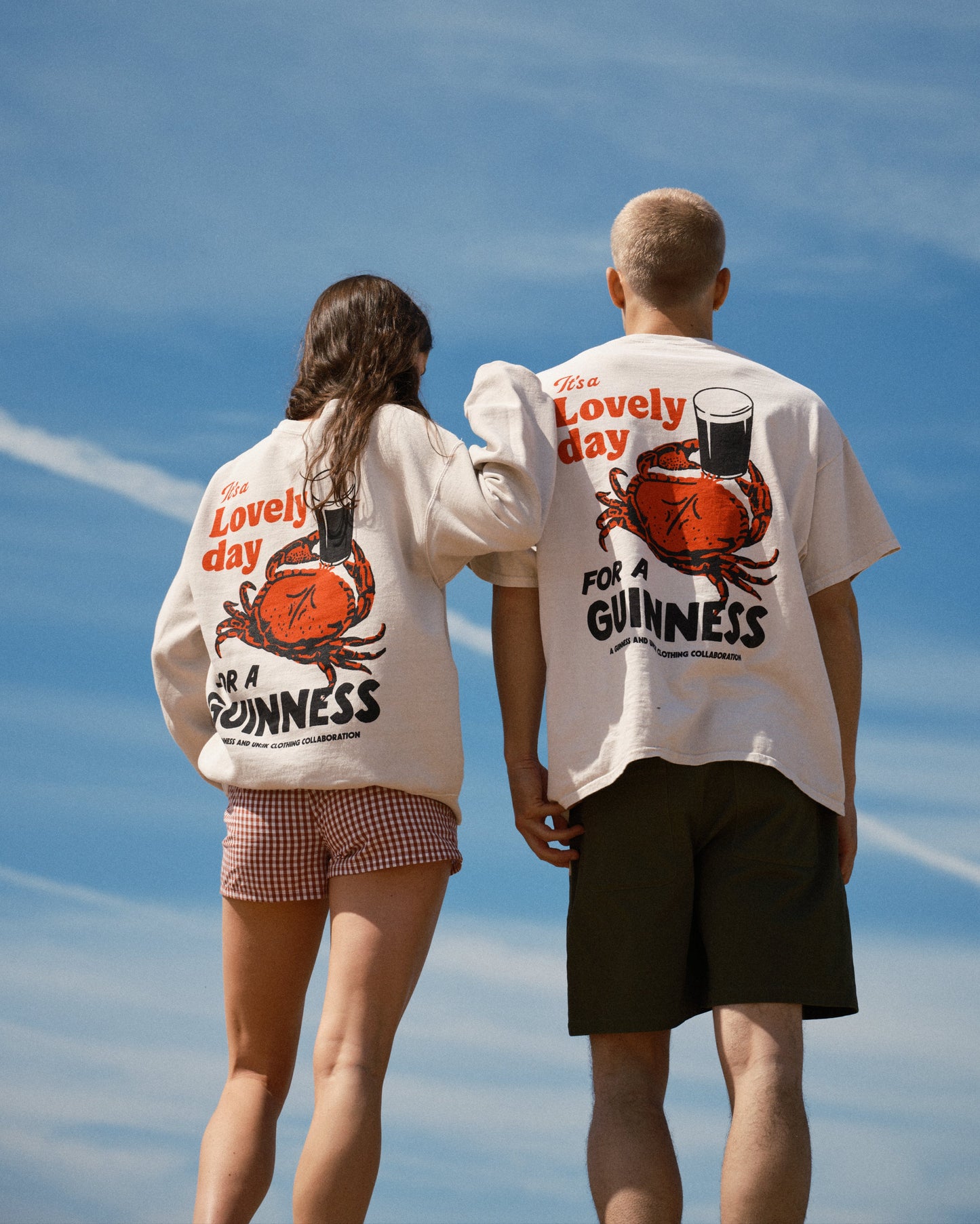 Guinness x UN:IK 'Crab' Vintage Washed Sweater - Sand
