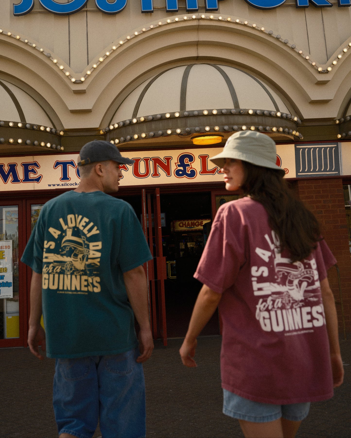 Guinness x UN:IK 'Football Toucan' Vintage Washed Tee Twinpack