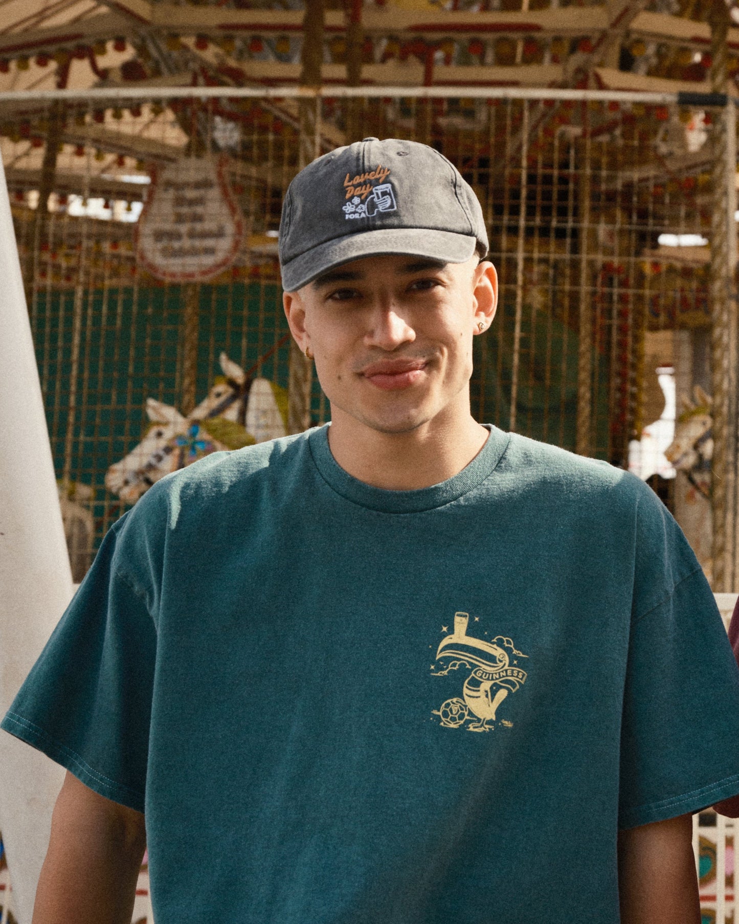 Guinness x UN:IK 'Cheers' Vintage Washed Cap - Black