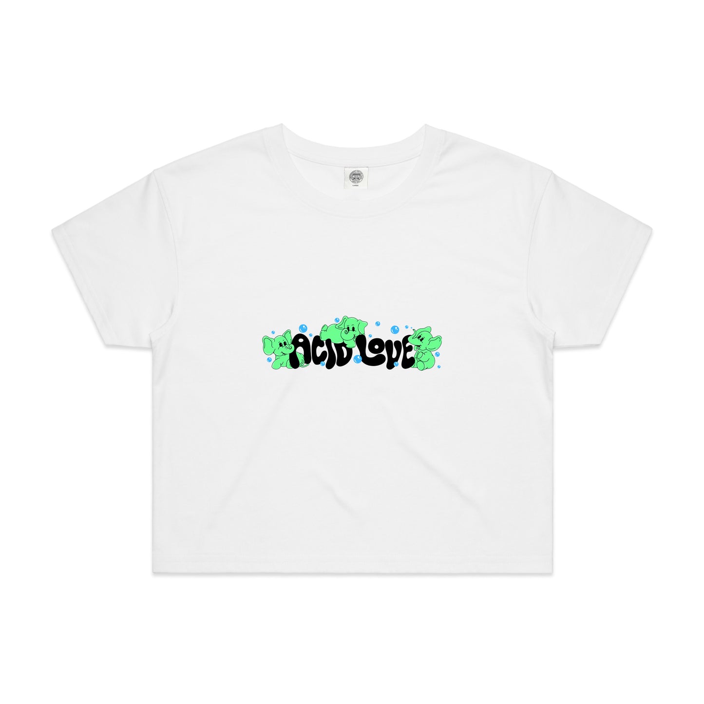 Acid Love WMNS 'Fantasy' Cropped Tee - White