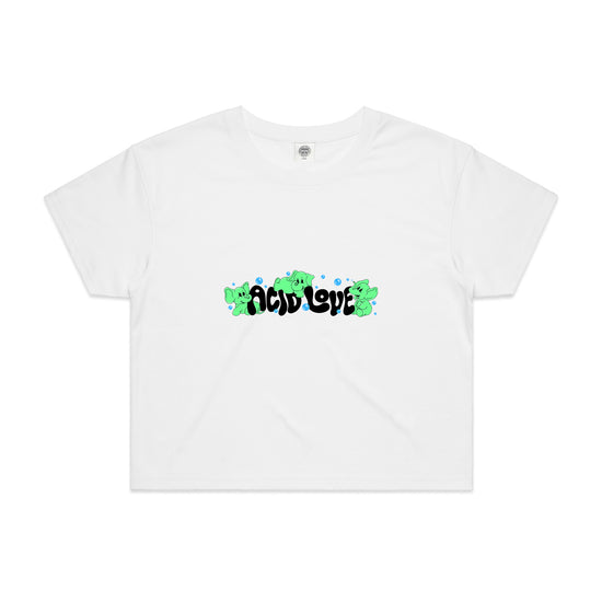 Acid Love WMNS 'Fantasy' Cropped Tee - White