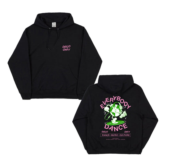 DISCO ONLY 'Everybody Dance' Hoodie - Black