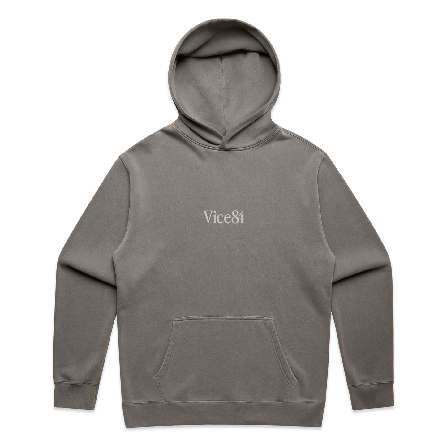 Vice 84 Premium Hoodie - Faded Grey