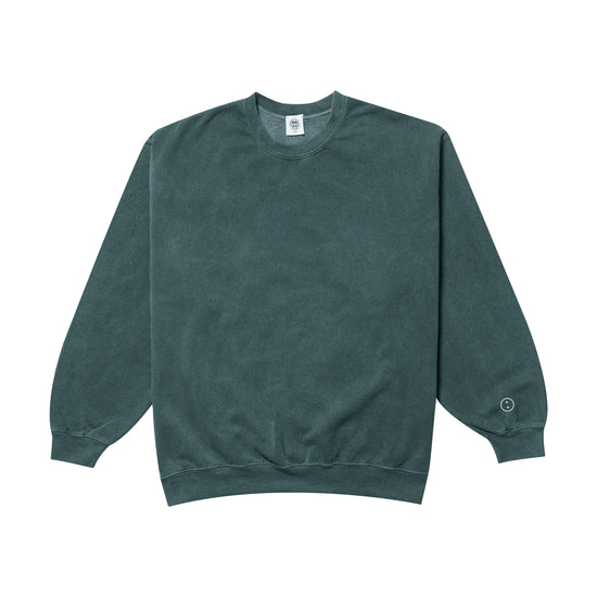 Essentials Vintage Washed Sweater - Forest