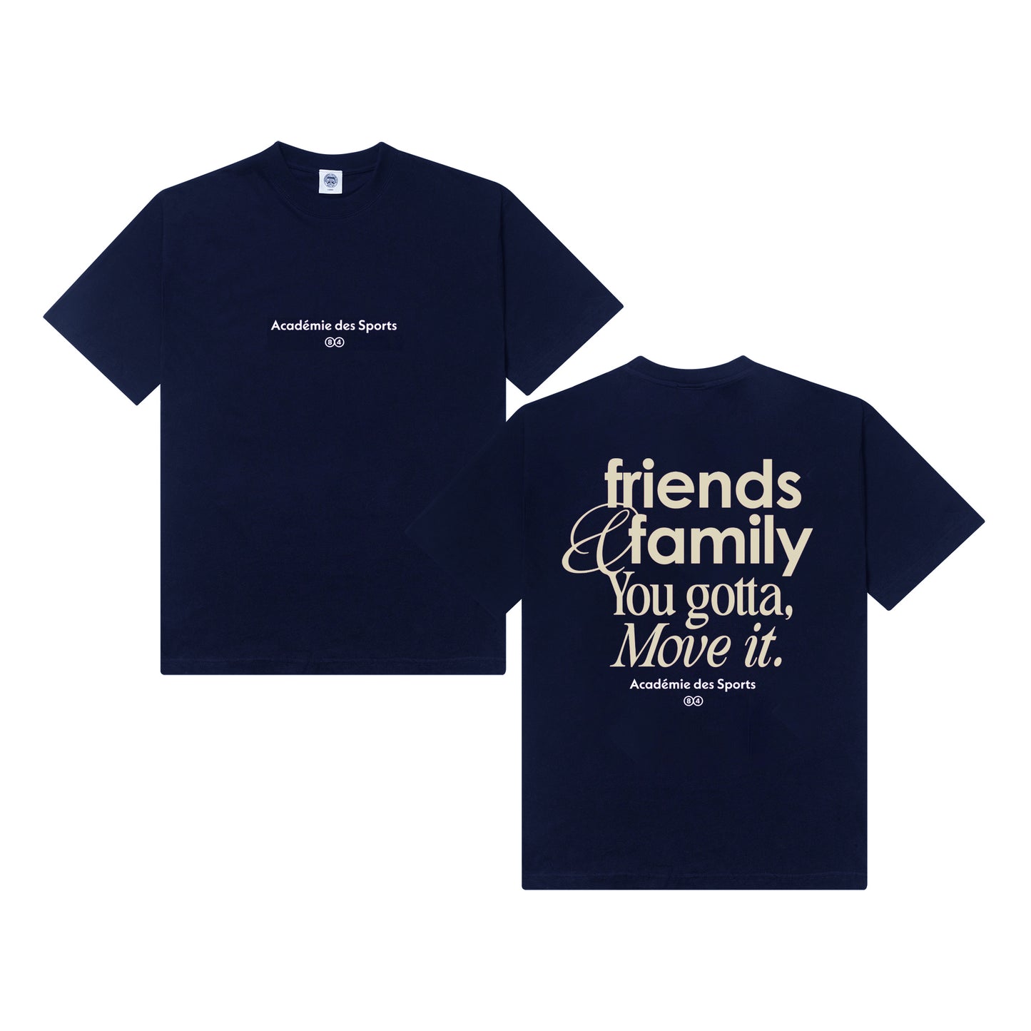 Load image into Gallery viewer, Vice 84 &amp;#39;Friends &amp;amp; Family&amp;#39; Tee - Navy
